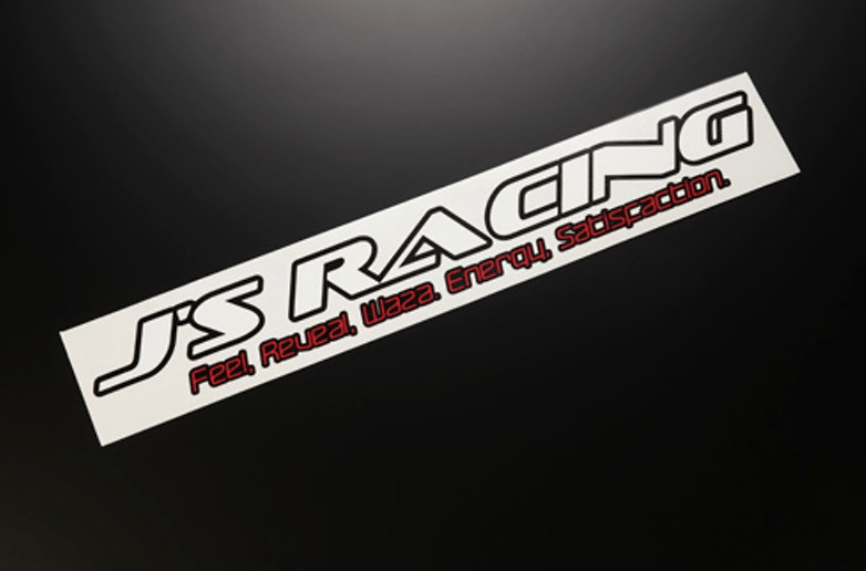 J S Racing 14 Sticker White M Size Nengun Performance