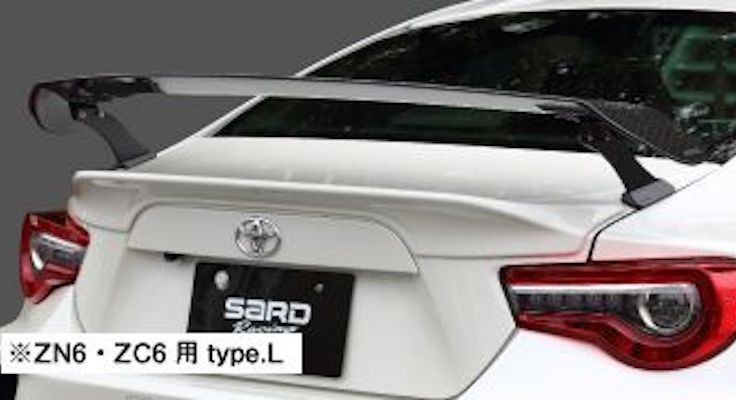 86 ZN6 SARD LSR ウィング SARD LSR Wing For 86, FR-S & BRZ (2012-2021) | 86WORX