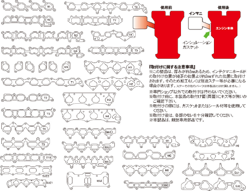 Auto Staff - Insulation Gasket