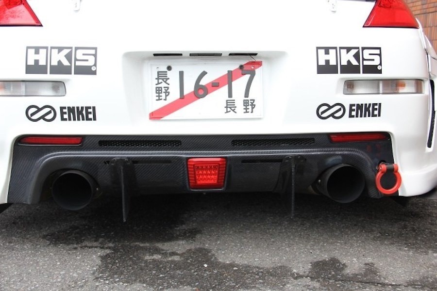 Rear Bumper Diffuser - Construction: Carbon - GMREV0-Z33-RBDCAR