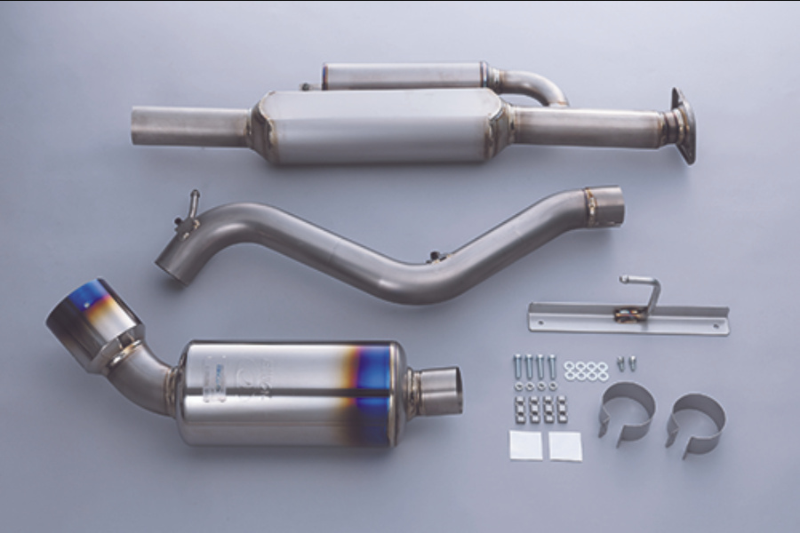 パーツ TOMEI POWERED Ti RACING TITANIUM MUFFLER NextLevel Performance - Tomei Japan Ti Racing Titanium Dual