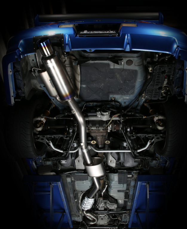 パーツ TOMEI POWERED Ti RACING TITANIUM MUFFLER FULL TITANIUM MUFFLER EXPREME Ti 400Z RZ34 TYPE-R (SINGLE)