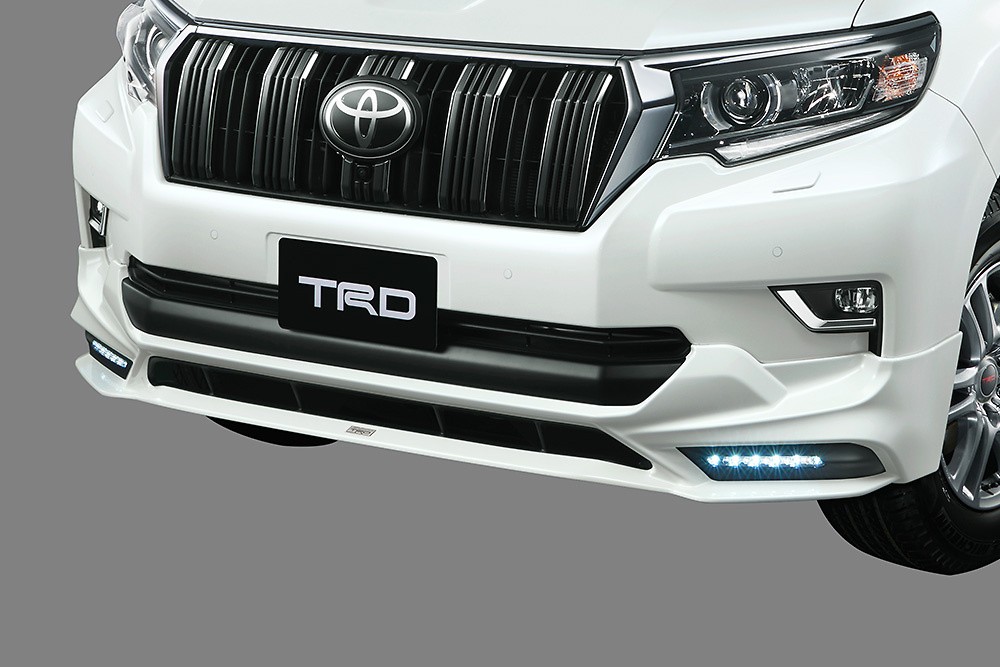 Front Spoiler (with LED) - Construction: Resin (PPE) - Colour: Black (202) C0 - Colour: White Pearl Crystal Shine (070) A0 - MS341-60001-##