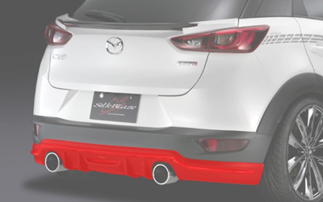 Rear Spoiler (for vehicles without a rear fog light) - Colour: Unpainted - SB-CX3-RS