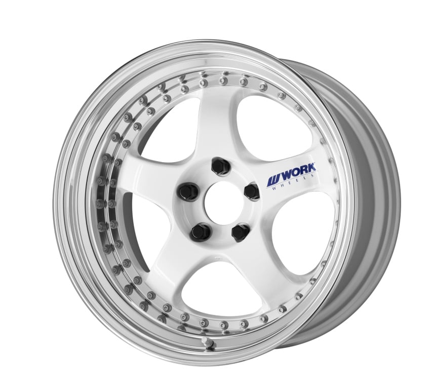 Work Wheels - MEISTER - S1 3 Piece Wheels - Custom - White