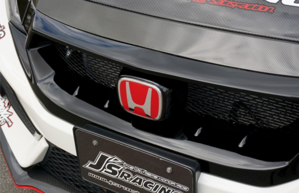 ホンダ シビック Fk8 JS Racing カーボンボンネット FK8 シビックタイプR J'S RACING カーボン+FRPエアロボンネット