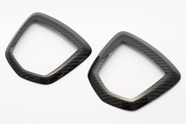 Three Hundred - Carbon Emblem Cover Front and Rear Set for ABARTH 124 Spider
