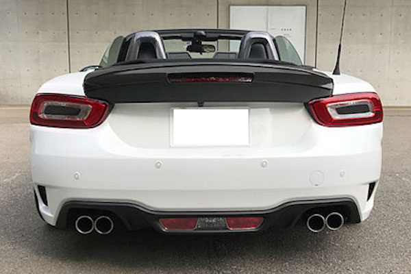 Three Hundred - Carbon Tail Lens Panel for ABARTH 124 Spider