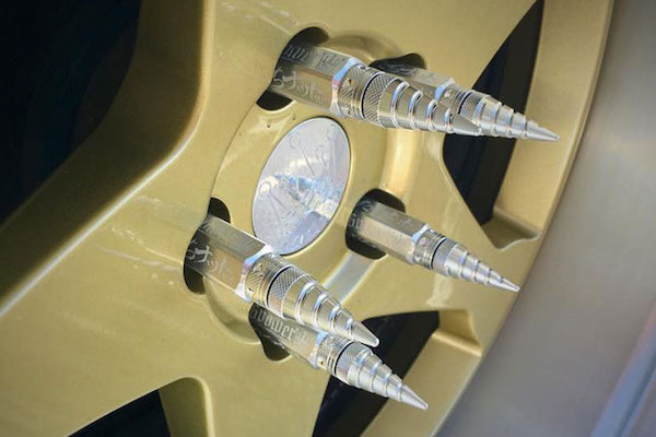 326 Power - Wheel Nut Large + Crown Cap Set