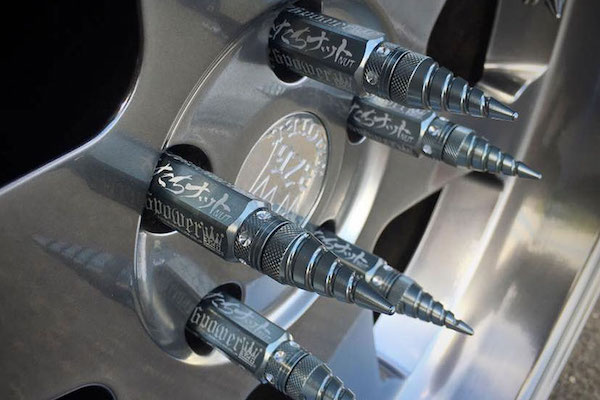 326 Power - Wheel Nut Large + Crown Cap Set