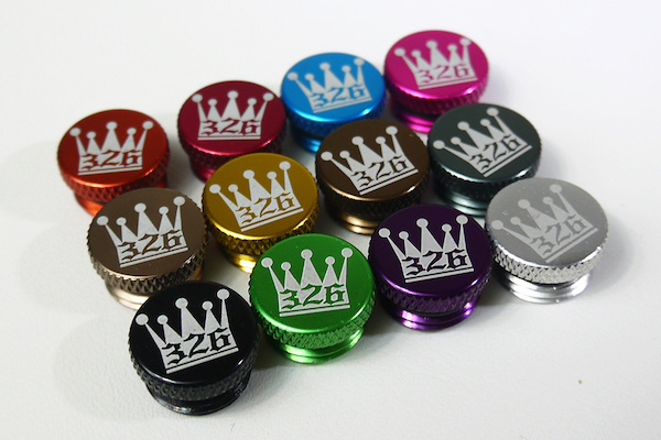326 Power - Wheel Nut Large + Crown Cap Set