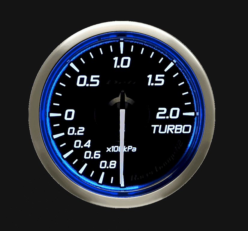 Type: Turbo - Color: Blue - Diameter: 52mm - Range: -100kPa to 200kPa - DF16001