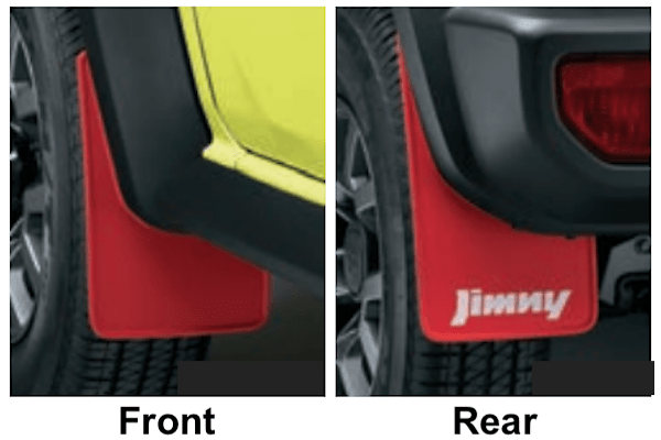 Front Flexible 99118-78R00-BK1 Genuine Suzuki Jimny Mudflap Set
