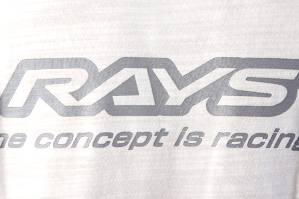 Rays Vertical Logo T-Shirt - JDM Honda Parts USA