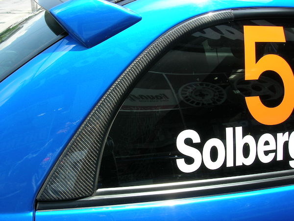 Launsport - Carbon C Pillar Cover for Subaru GD (sedan)