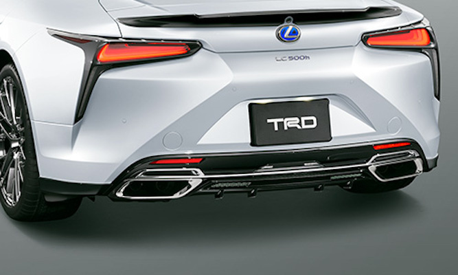 LEXUS LC500 TRD サイドスカート 運転席側 LC500系 TRD フルエアロパーツをじっくり見てきました