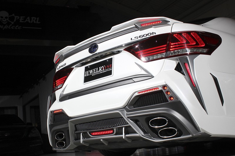 Rear Bumper Spoiler - Construction: FRP - Colour: Unpainted - BP-JLDSS-LS-RBS