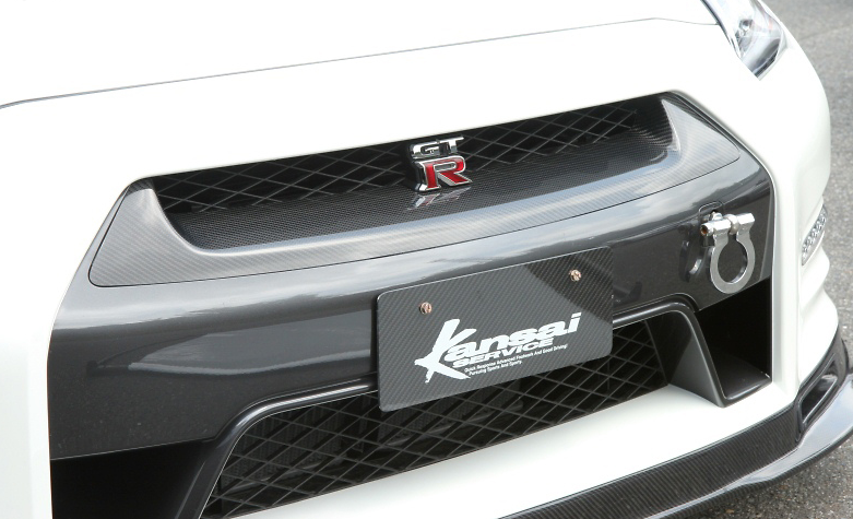 Carbon Front Grill - Construction: Carbon - KAN093