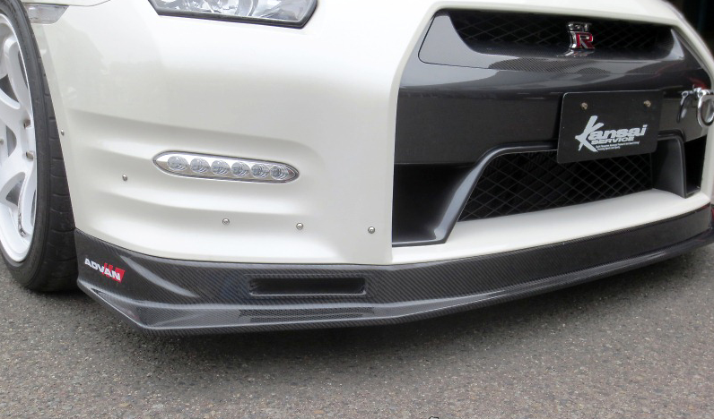 Carbon Front Lip Type 2 and Brake Duct Set - Construction: Carbon - KAN095A