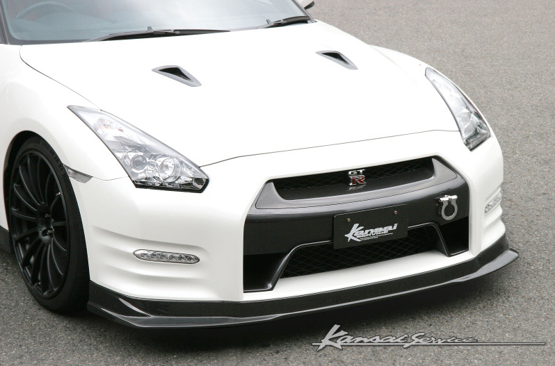 GTR35 kansai カーボンリップスポイラー Kansai Service - Aero Parts - R35 GTR 2011-2015 - Nengun