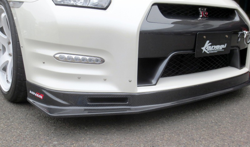 GTR35 kansai カーボンリップスポイラー Kansai Service - Aero Parts - R35 GTR 2011-2015 - Nengun