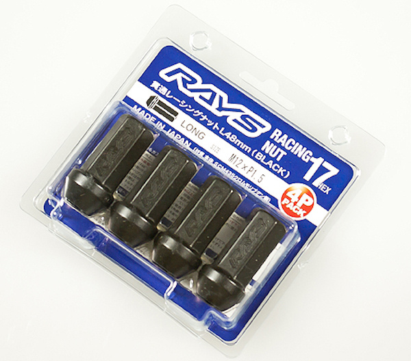 RAYS - 17HEX L48 Long Racing Nut 4 Pack