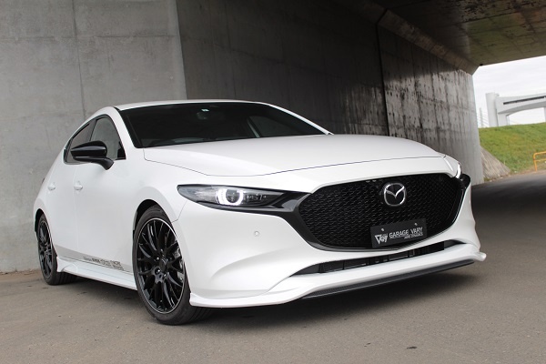 GARAGE VARY ナンバーステー　MAZDA3ファストバック ガレージベリー Vary」MAZDA3（BPFP）FAST BACK用ナンバーステー