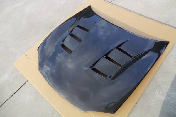 【ドカポン】 Seibon TS-Style Carbon Fiber Hood | 2008-2015 Mitsubishi Evo