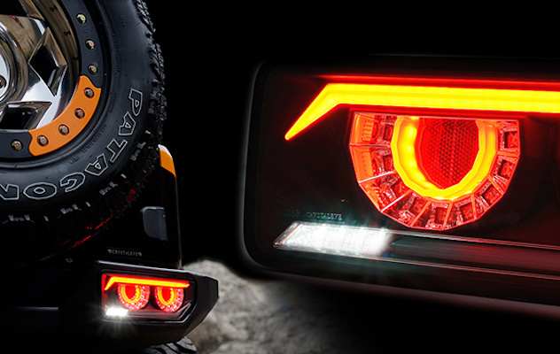 Crystaleye - JB64 Jimny/JB74 Jimny Sierra Vulcan Fiber LED Tail Lamps