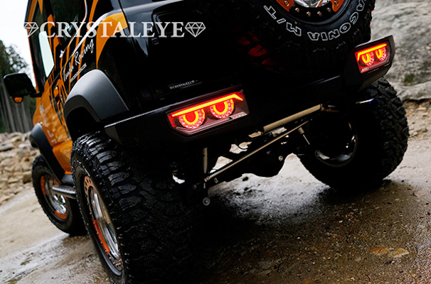 Crystaleye - JB64 Jimny/JB74 Jimny Sierra Vulcan Fiber LED Tail Lamps