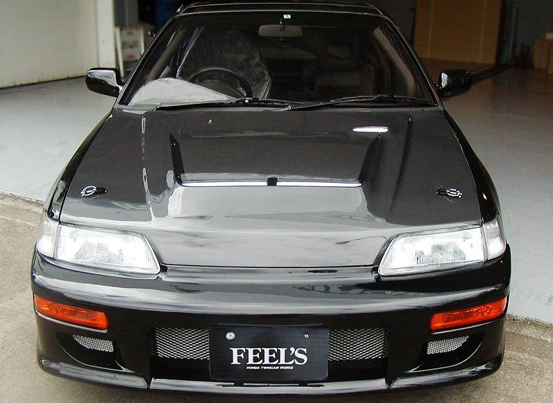 FEEL'S - Lightweight Bonnet with Air Ducts - CR-X EF9