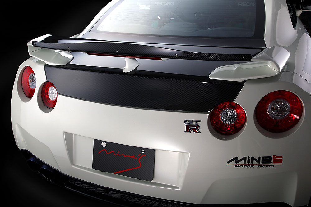 Mines - Carbon Rear Wing Cover