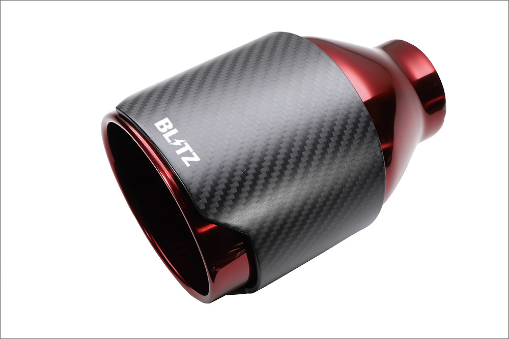 Carbon Red Tail - Color: Carbon/Red - Diameter: 114.3mm - Pipe Diameter: 62mm - 62200
