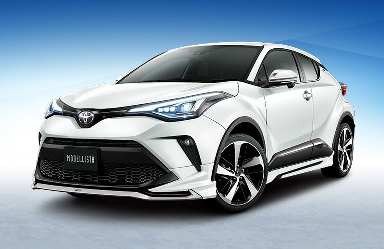 C-HRリアアンダースポイラー MODELLISTA エレガントアイススタイル CHR 後期 ZYX/NGX モデリスタ エレガントアイススタイル リアスカート