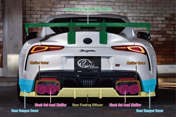 Rear Bumper Covers - Construction: SG FRP - Colour: Unpainted - KUHL-90RRS-RBC