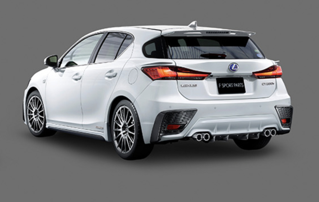 2015 Lexus CT200h with 18x9.25 23 BBS Rs and 215/40R18 Nitto