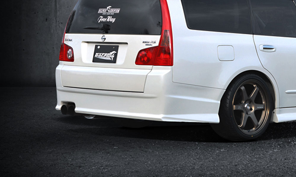 Rear Bumper Spoiler - Construction: FRP - Colour: Unpainted - FDAFK-M35E-RBS