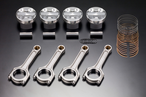 Toda - K24A High Comp Forged Piston / I Section Connecting Rod KIT
