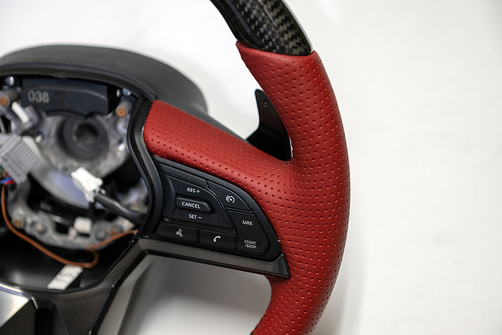 Top Secret R35 M17 Carbon Steering Wheel Nengun Performance