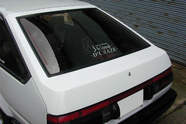 AE86 3ドア後ろ内張り J-Blood - AE86 Trueno Rear Hatch Street FRP (3 doors) (Front