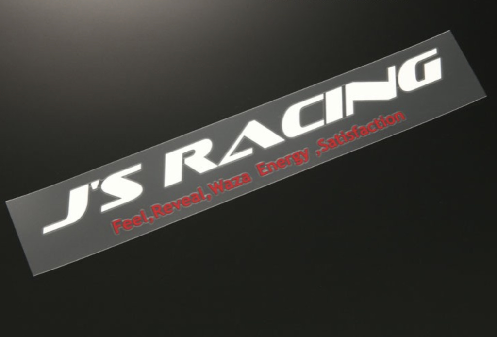 J's Racing - 14 Sticker White S Size