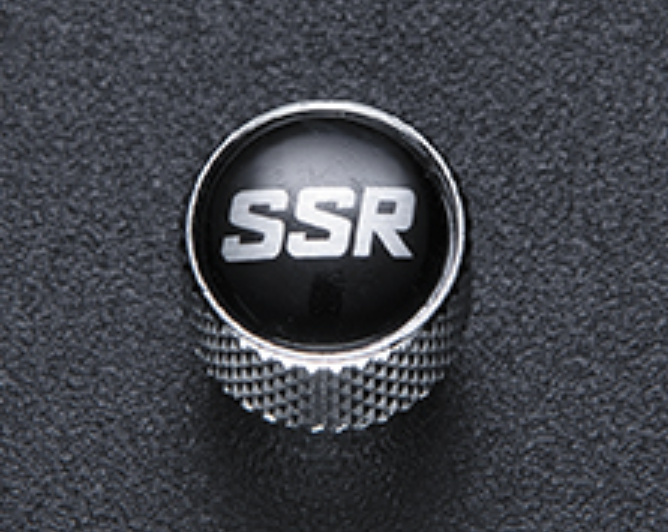 Knurled Valve Cap (with SSR logo) (PARTS242SR)