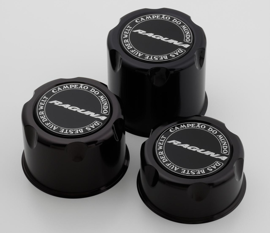 パーツ Raguna Raguna - Type A Black Aluminum Center Caps - Nengun Performance
