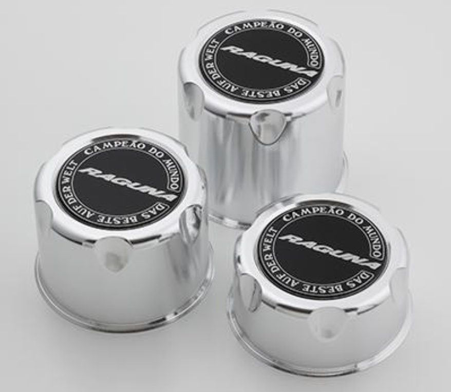 ラグナ　センターキャップ　4個セット　新品　未使用品　希少　ザイジックス　等 Raguna - Type A Silver Aluminum Center Caps - Nengun Performance