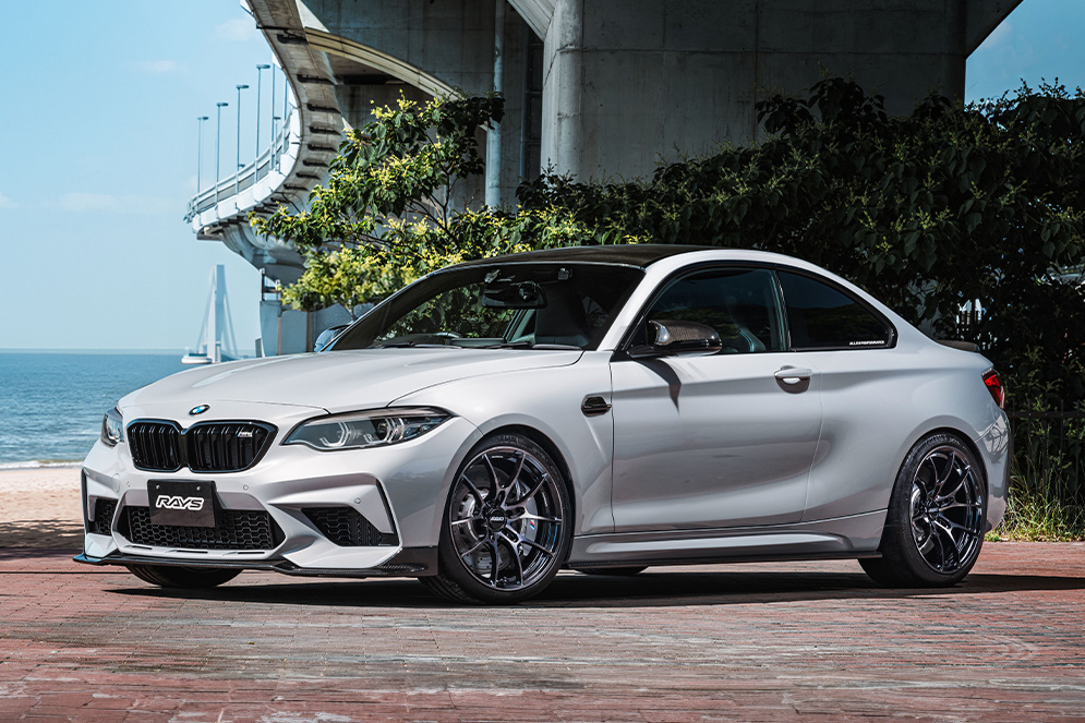 RAYS VOLK RACING G025 BMW F87 M2 19インチ Rays Volk Racing G025 On M2C (19x9 +23 & 19x10 +34) - BMW M2
