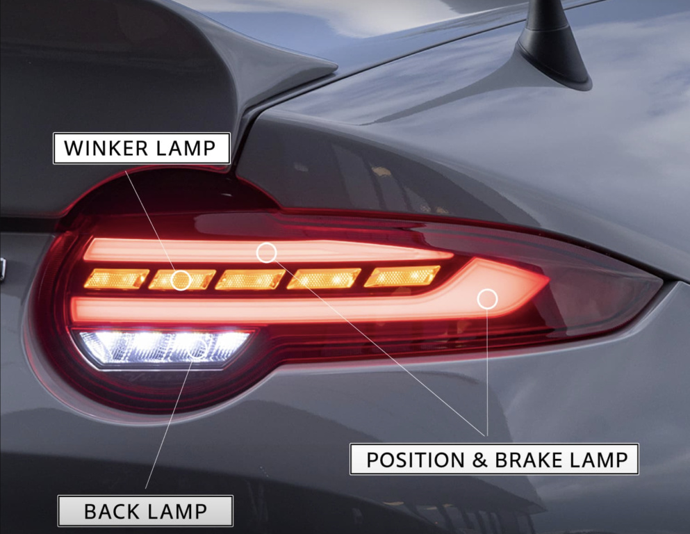 Valenti Jewel LED Tail Lamp ULTRA（にーさま専用 Valenti Jewel LED Tail Lamp Ultra Set Red Lens X Black - BRZ