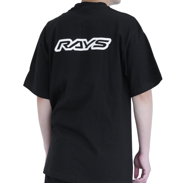 RAYS - Official T-shirt 25S RAYS BK/WH