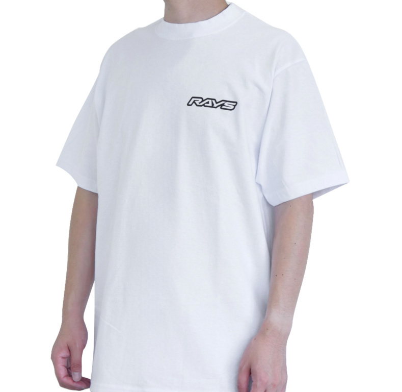 RAYS - Official T-shirt 25S RAYS BK/WH