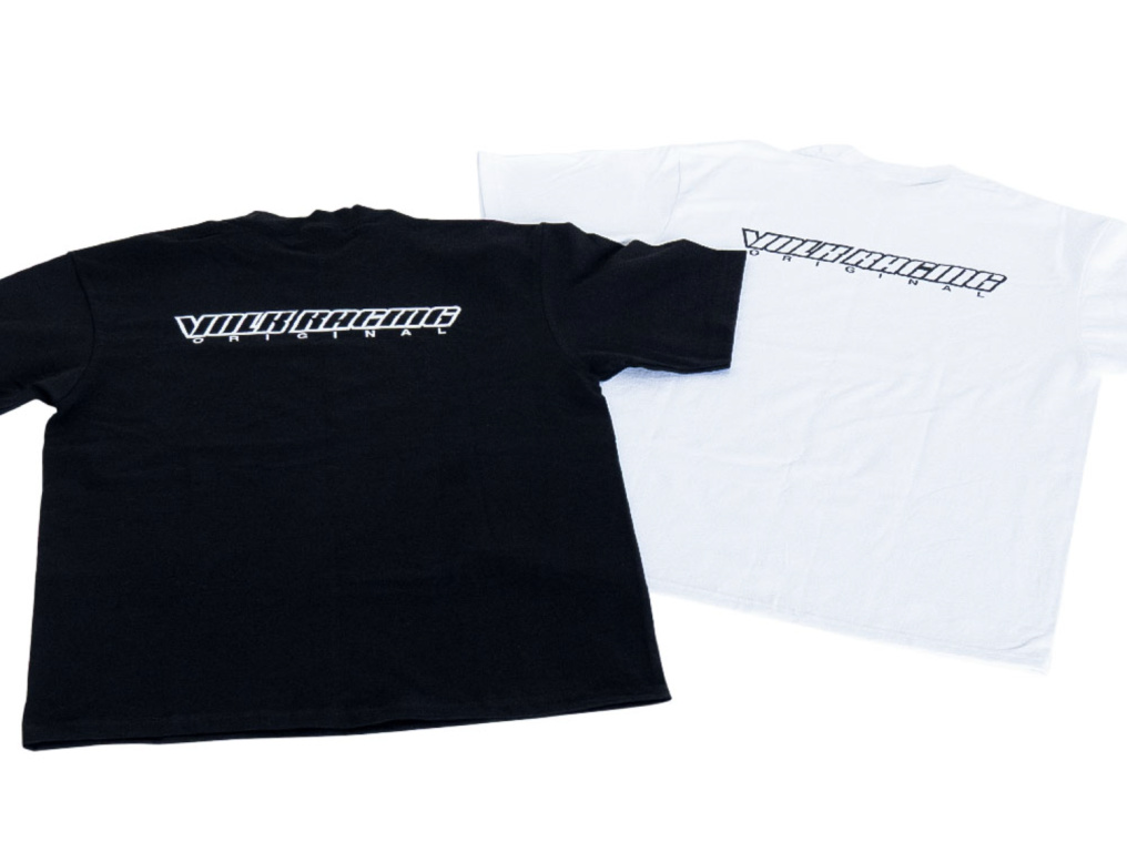 RAYS - Official T-shirt 25S VOLK RACING BK/WH