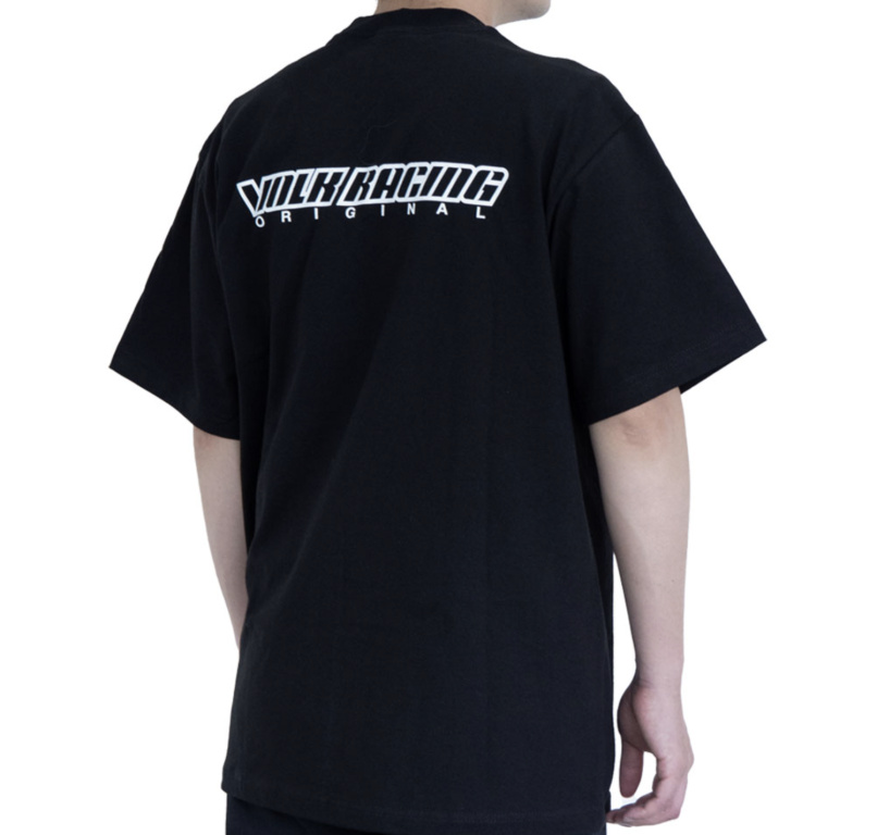 RAYS - Official T-shirt 25S VOLK RACING BK/WH